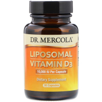 Dr. Mercola, Липосомальный витамин D3, 10 000 МЕ