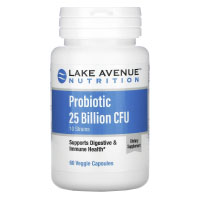 Lake Avenue Nutrition, Пробиотики, смесь 10 штаммов, 25 млрд КОЕ