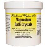 health and wisdom magnesium bath crystals