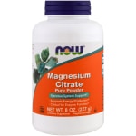 now foods magnesium citrate pure powder