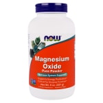 now foods magnesium oxide pure powder