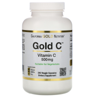 California Gold Nutrition, Gold C, витамин C, 500 мг
