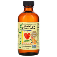 ChildLife, Essentials, витамин C в жидкой форме, натуральный апельсиновый вкус