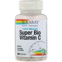 Solaray, Super Bio Vitamin C, витамин C медленного высвобождения