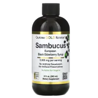 California Gold Nutrition, сироп из европейской черной бузины