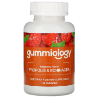 Gummiology, прополис с эхинацеей для взрослых в жевательных таблетках