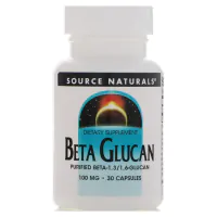 Source Naturals, Бета-глюкан (Beta Glucan), 100 мг