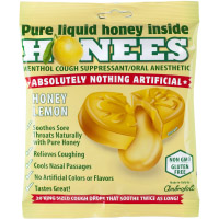 Honees, леденцы от кашля, с медом и лимоном