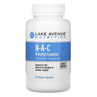 Lake Avenue Nutrition, NAC, N-ацетилцистеин с селеном и молибденом, 600 мг