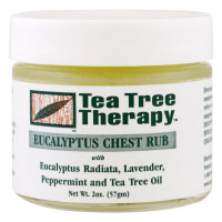 Tea Tree Therapy, Эвкалиптовая мазь - растирка для груди