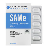 Lake Avenue Nutrition, SAMe (S-аденозилметионин), 400 мг